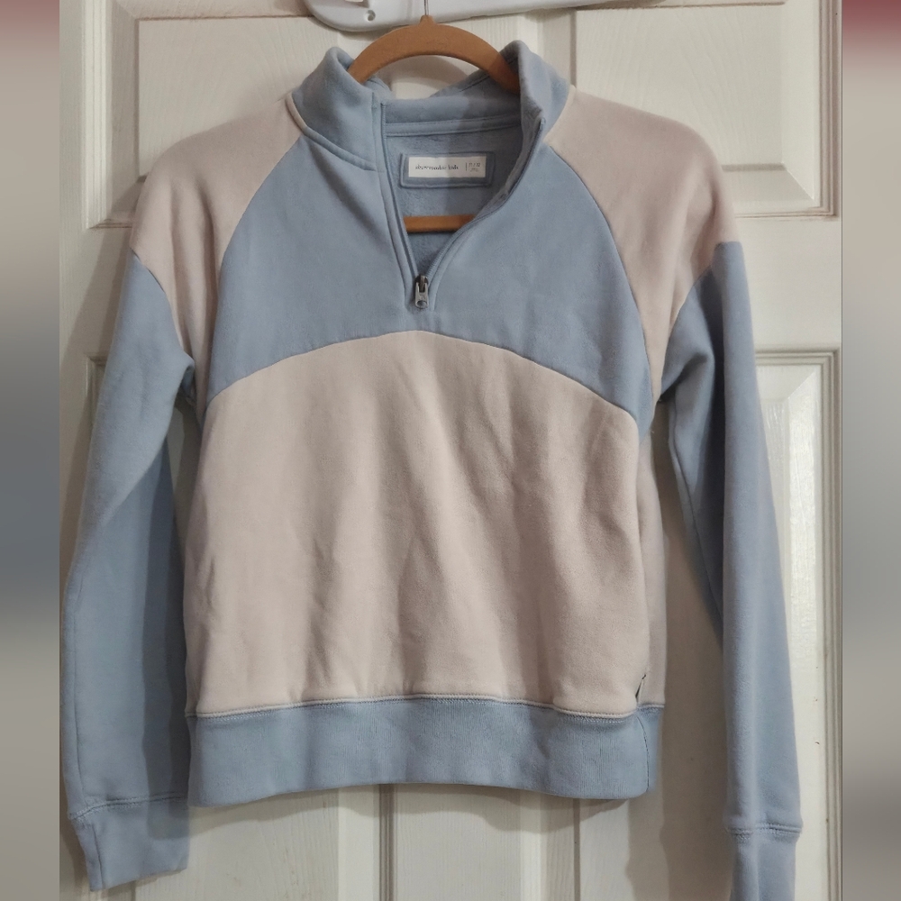 Abercrombie Kids Blue and Cream Sweater